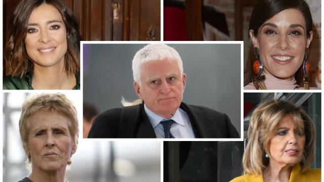 Algunas integrantes del club de las 'maltratadas' por Paolo Vasile en montaje JALEOS.