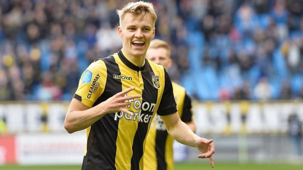 Martin Odegaard, en un partido con el Vitesse. Foto: Instagram (@odegaard.98)