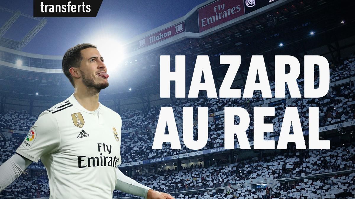 Hazard, cuestión de días: L'Équipe ya le viste con la camiseta del Real Madrid