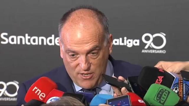Tebas: Messi es el mejor jugador de la historia de La Liga y se merece un homenaje en vida