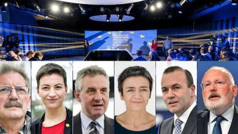 Debate entre los candidatos a presidir la Comisión Europea