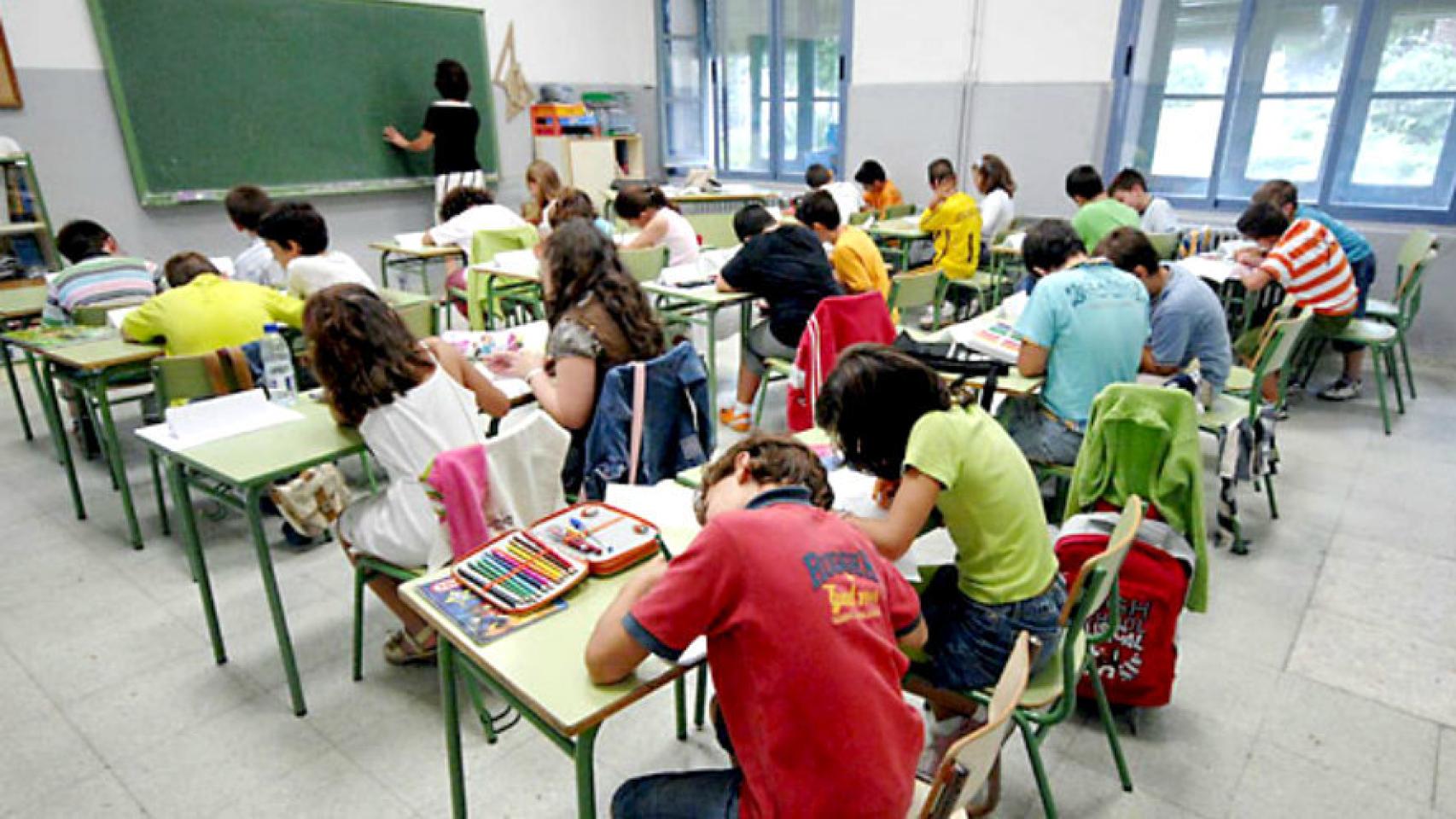 Una clase en un colegio de Primaria