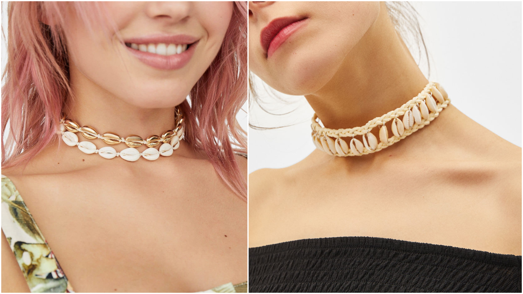 Regresan los collares de conchas.