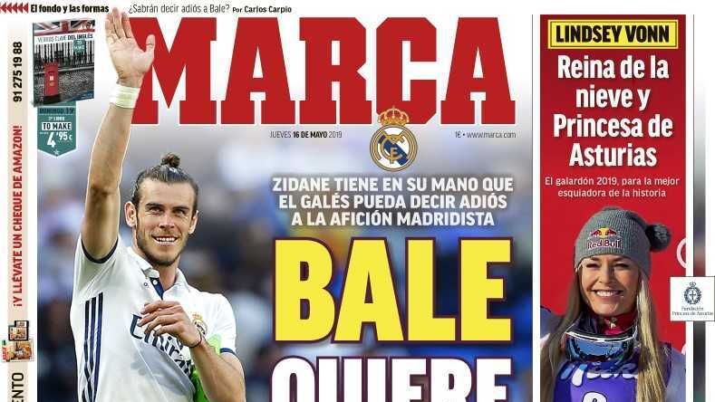 Portada MARCA (16/05/19)