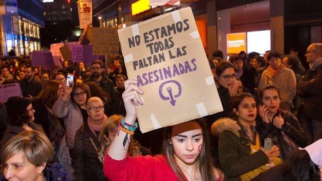 Imagen de archivo de una manifestación del 8 de marzo en A Coruña.