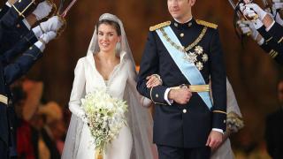 Felipe y Letizia el día de su boda.