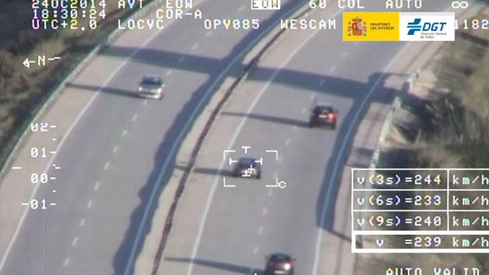 El Pegasus vigila el tráfico desde el aire.