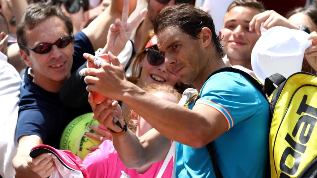 Nadal, en el torneo de Roma.