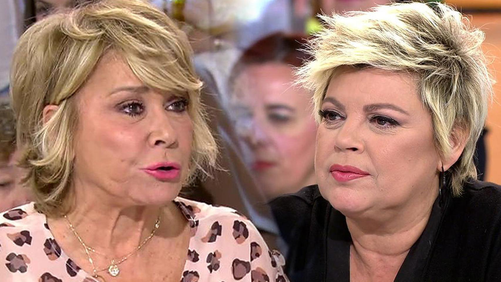 Mila Ximénez y Terelu Campos en una imagen de Telecinco.
