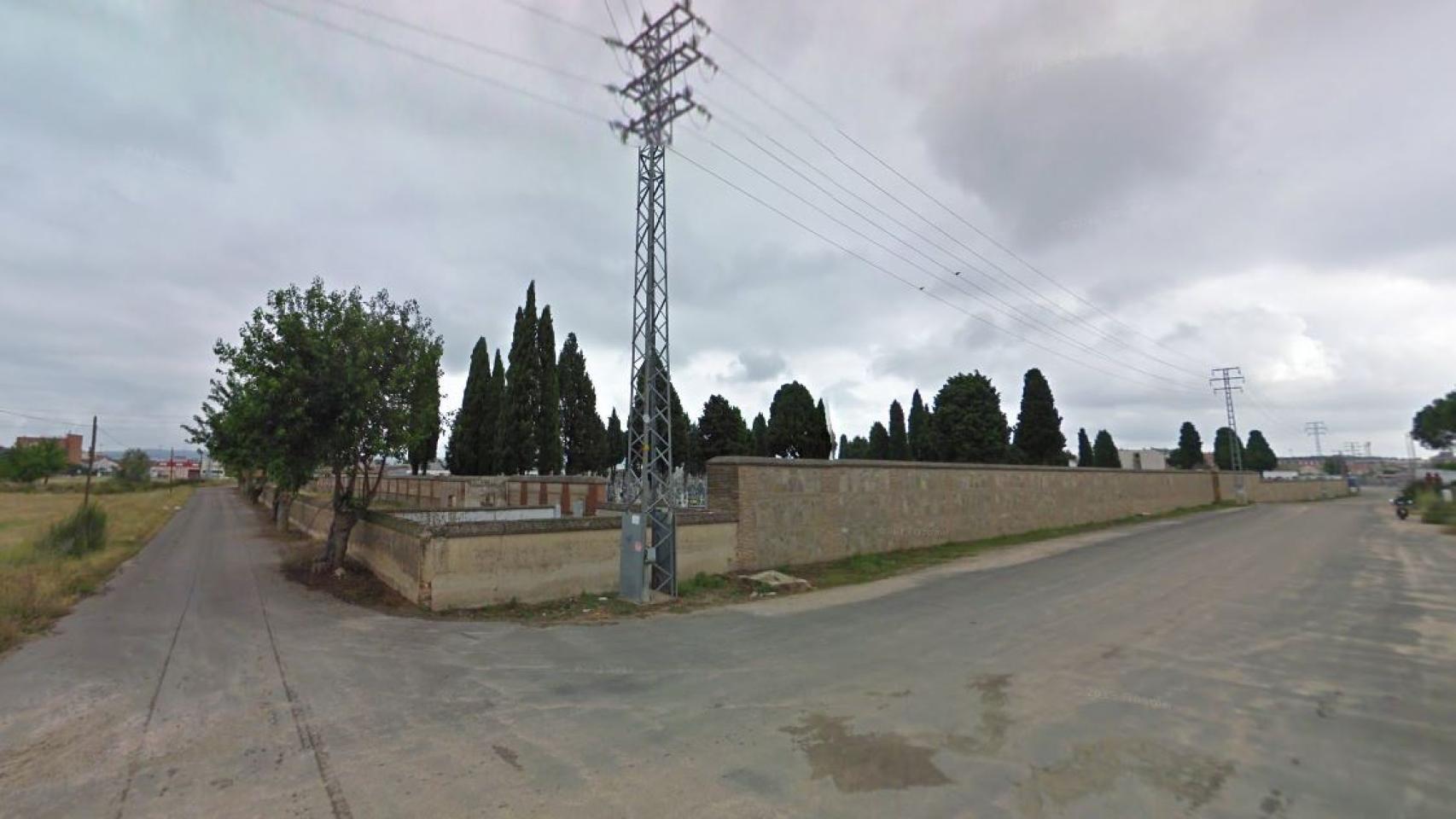 Parte trasera del cementerio de Talavera de la Reina
