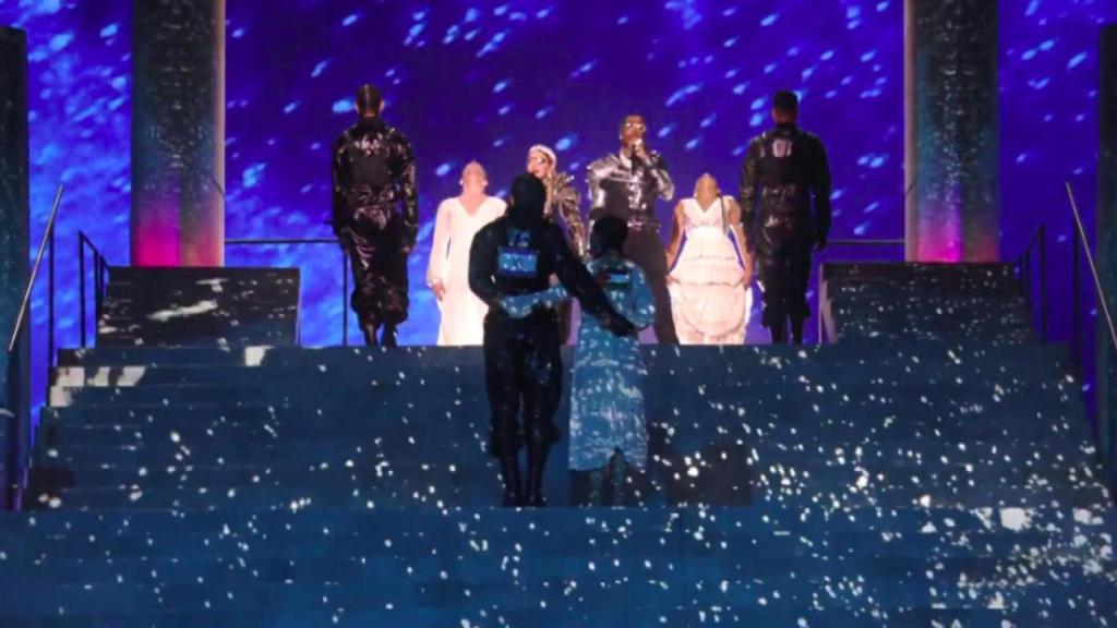 La actuación de Madonna.