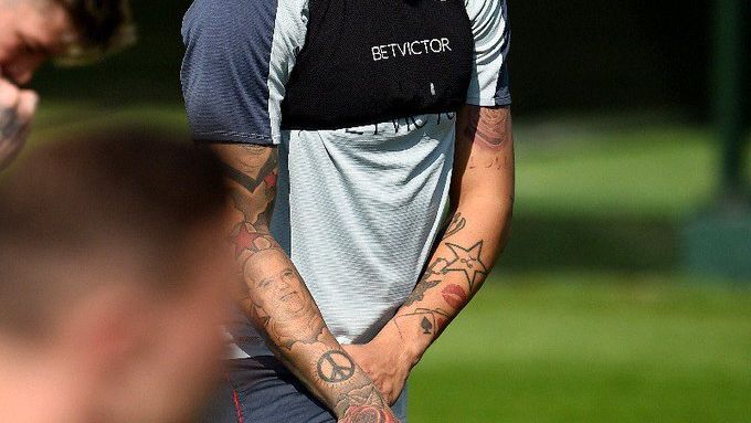 Firmino en el entrenamiento del Liverpool. Foto: Twitter (@chirichampions)