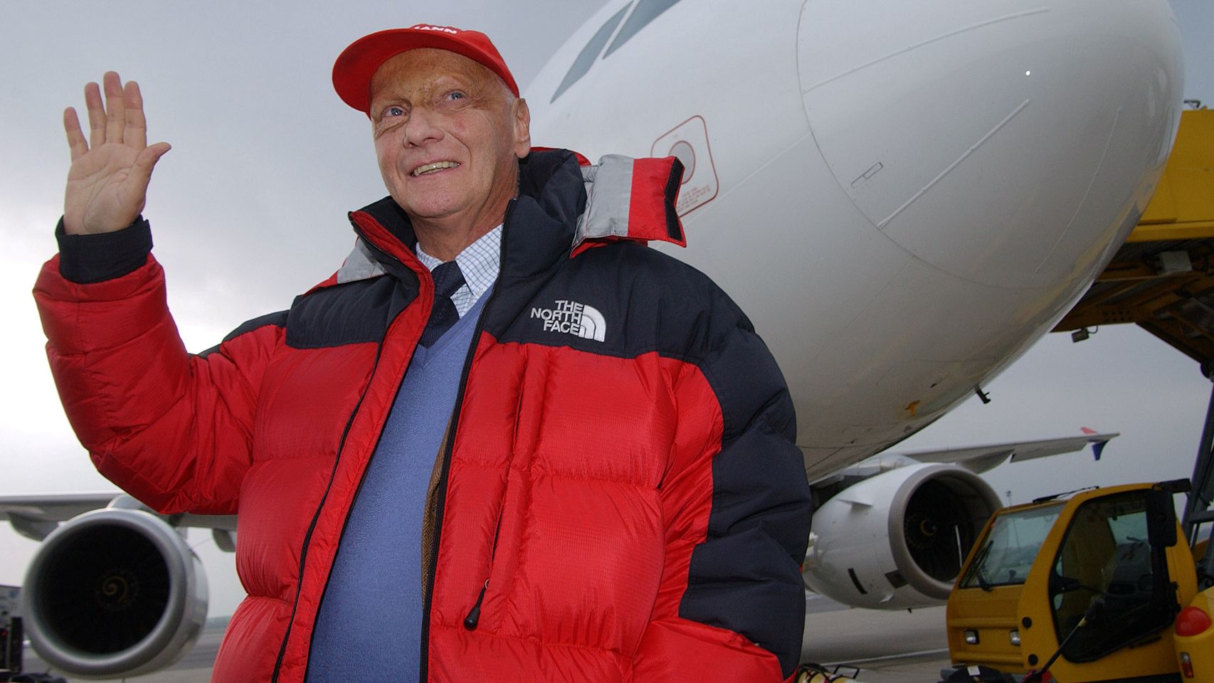FILE PHOTO: Former Formula One World Champion Niki Lauda poses for photographers in front of an airbus A320 at Vienna's Airport, Austria