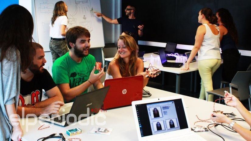 Una clase de la Universidad Politécnica de Valencia