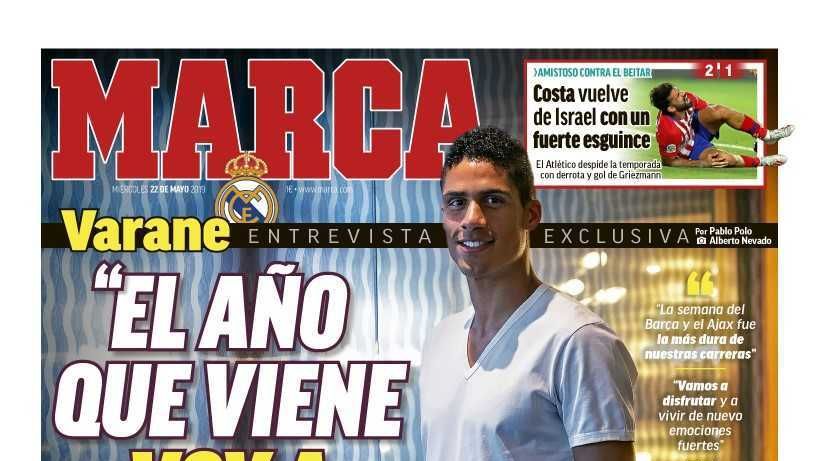 Portada MARCA (22/05/19)