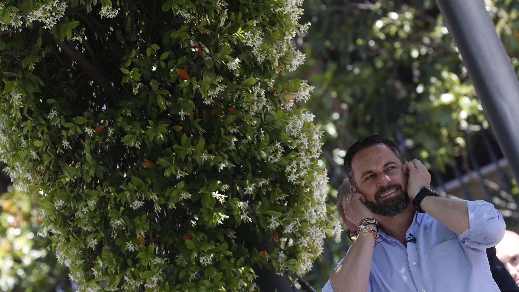 El presidente de Vox, Santiago Abascal.