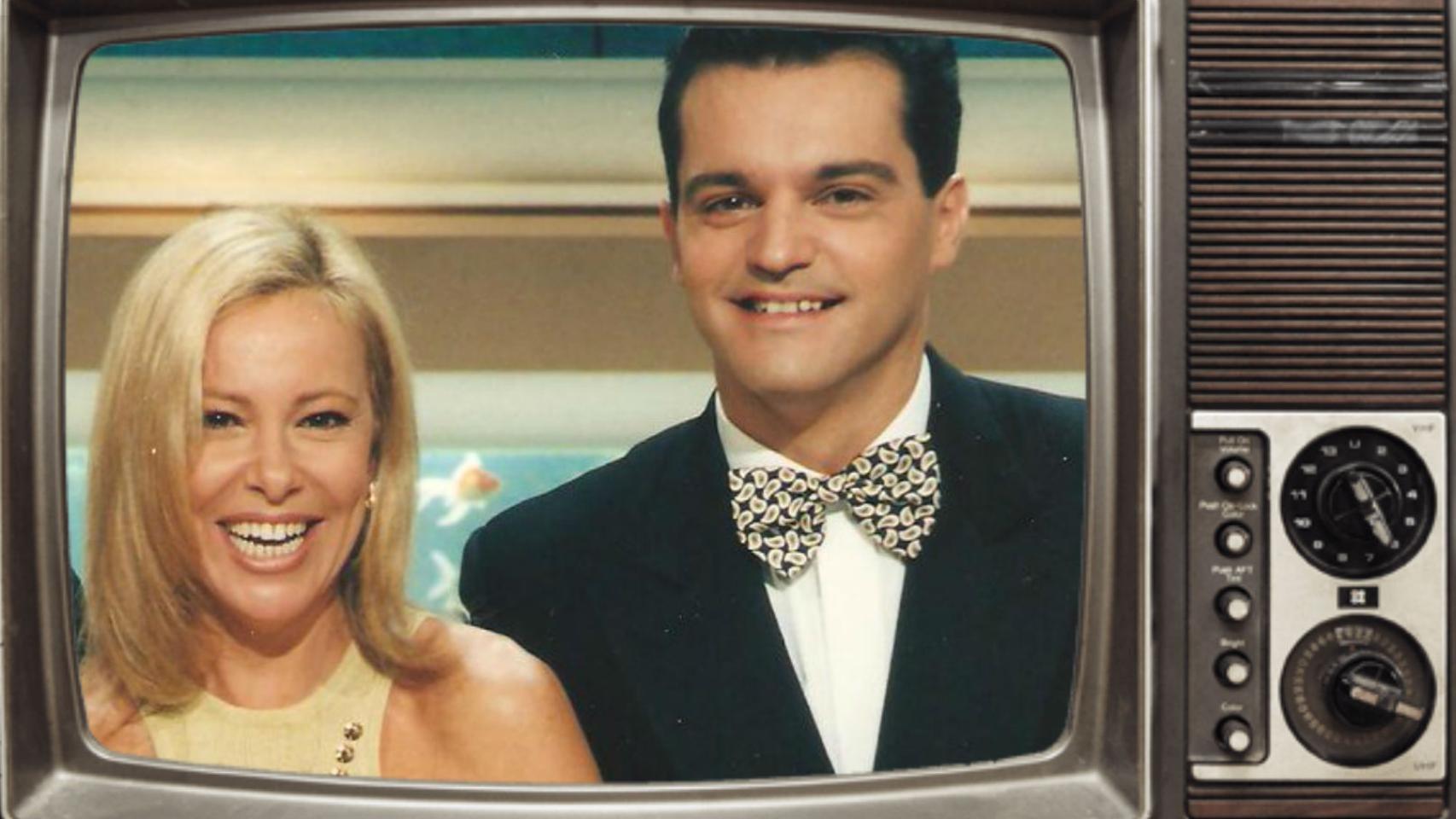 Ana García Obregón y Ramón García en un programa de '¿Qué apostamos?'.