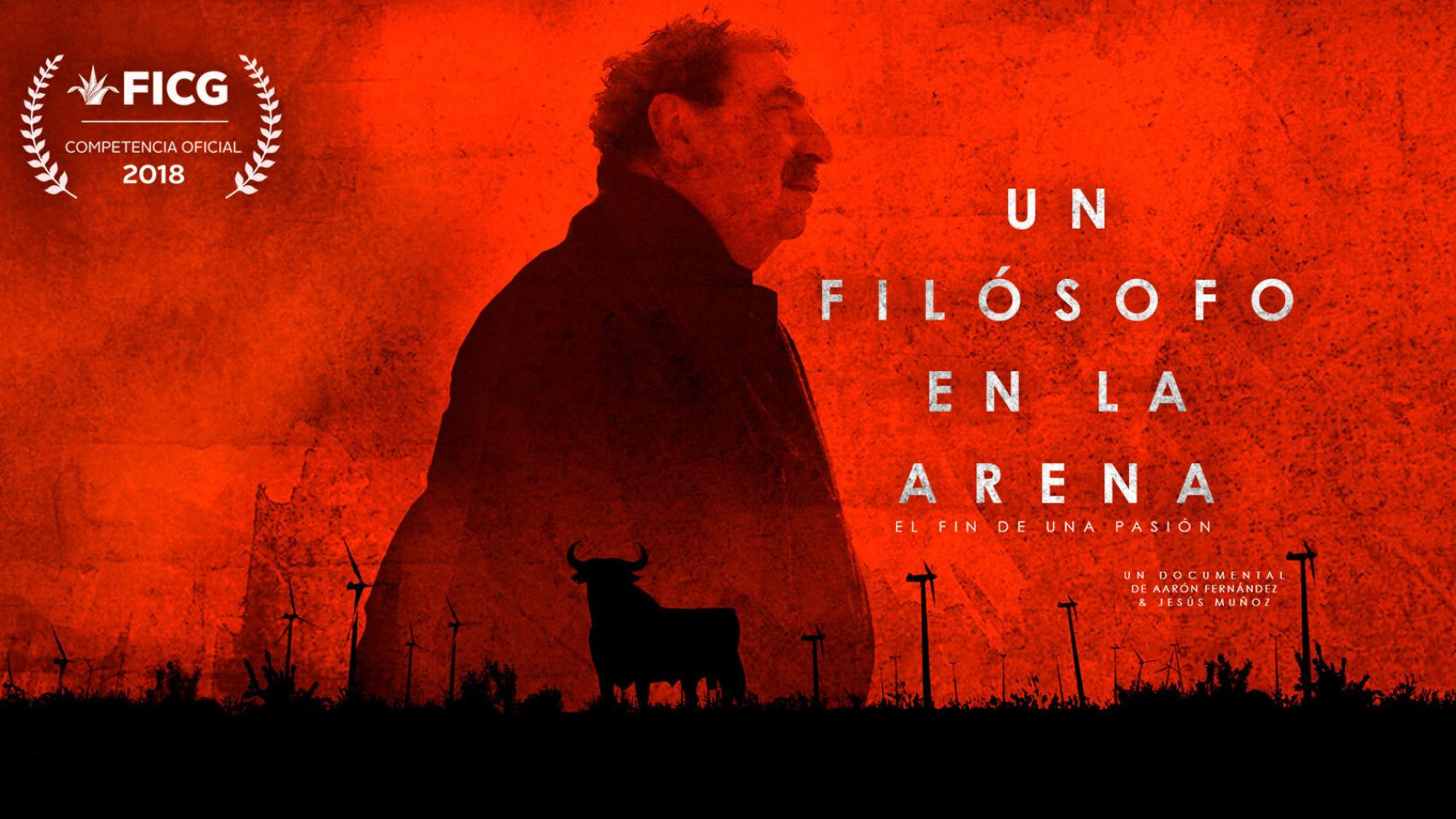 Cartel de 'Un filósofo en la arena'