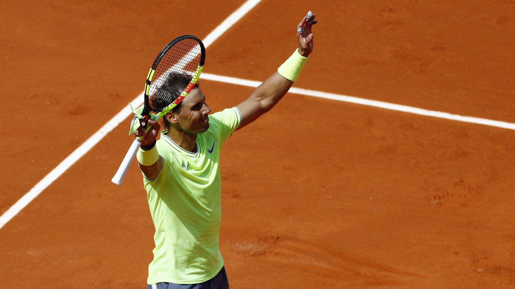 Nadal, tras vencer a Hanfmann