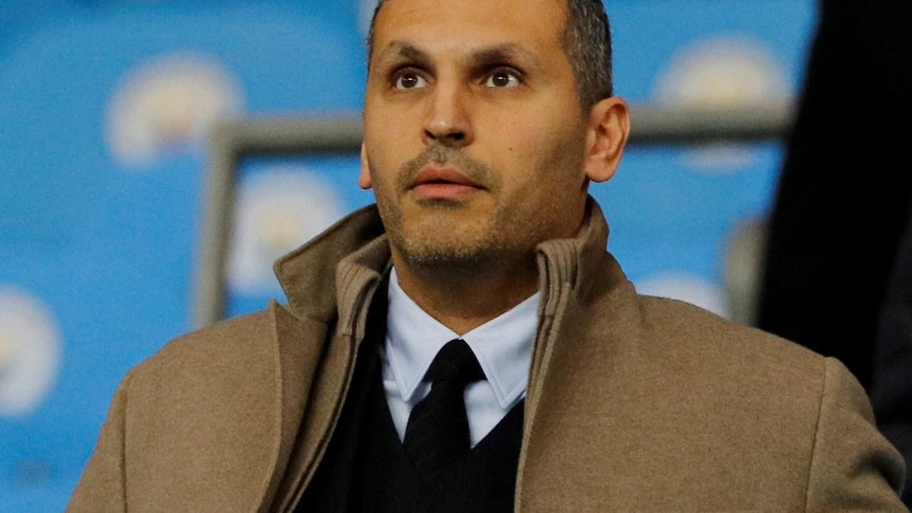 El presidente del Manchester City en la grada