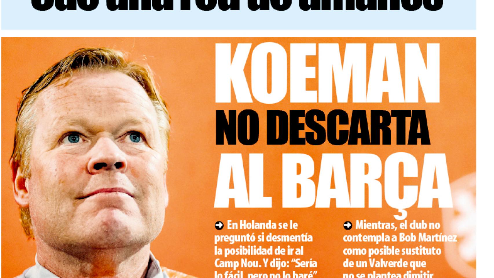 La portada del diario Mundo Deportivo (29/05/2019)