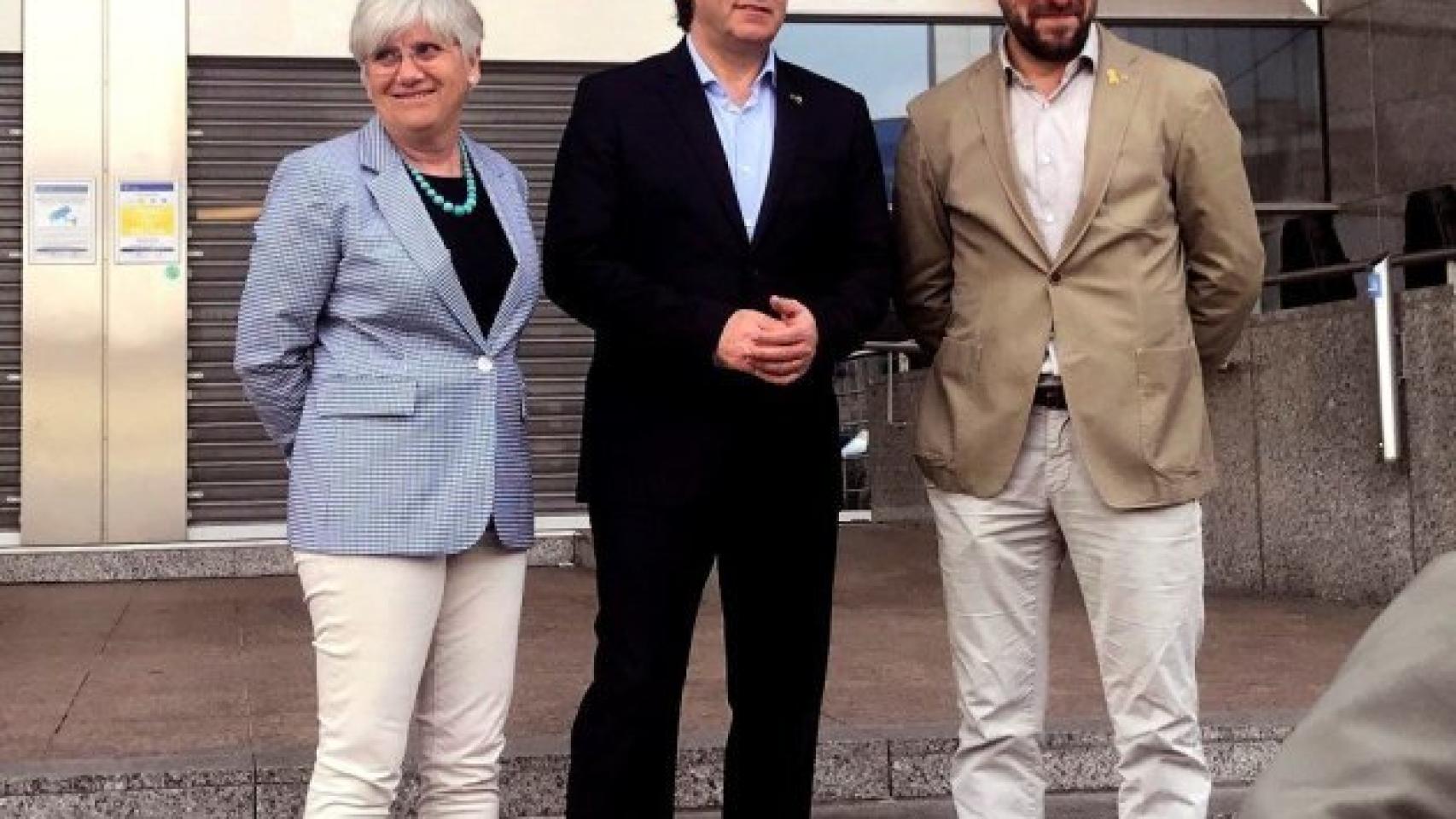 Puigdemont, Comín y Ponsatí