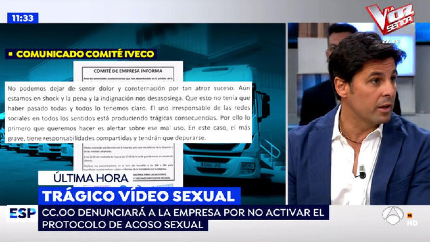 Fran Rivera en 'Espejo Público'.