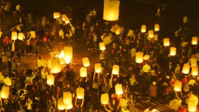 La noche de San Juan de hace unos años.