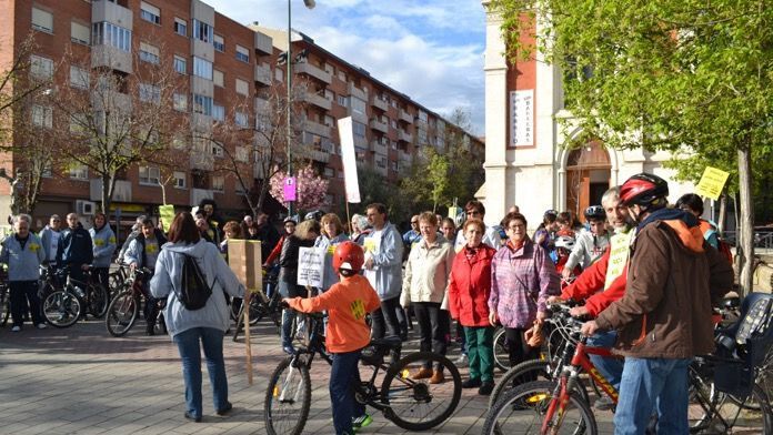 bicicletada pilarica soterramiento valladolid 3