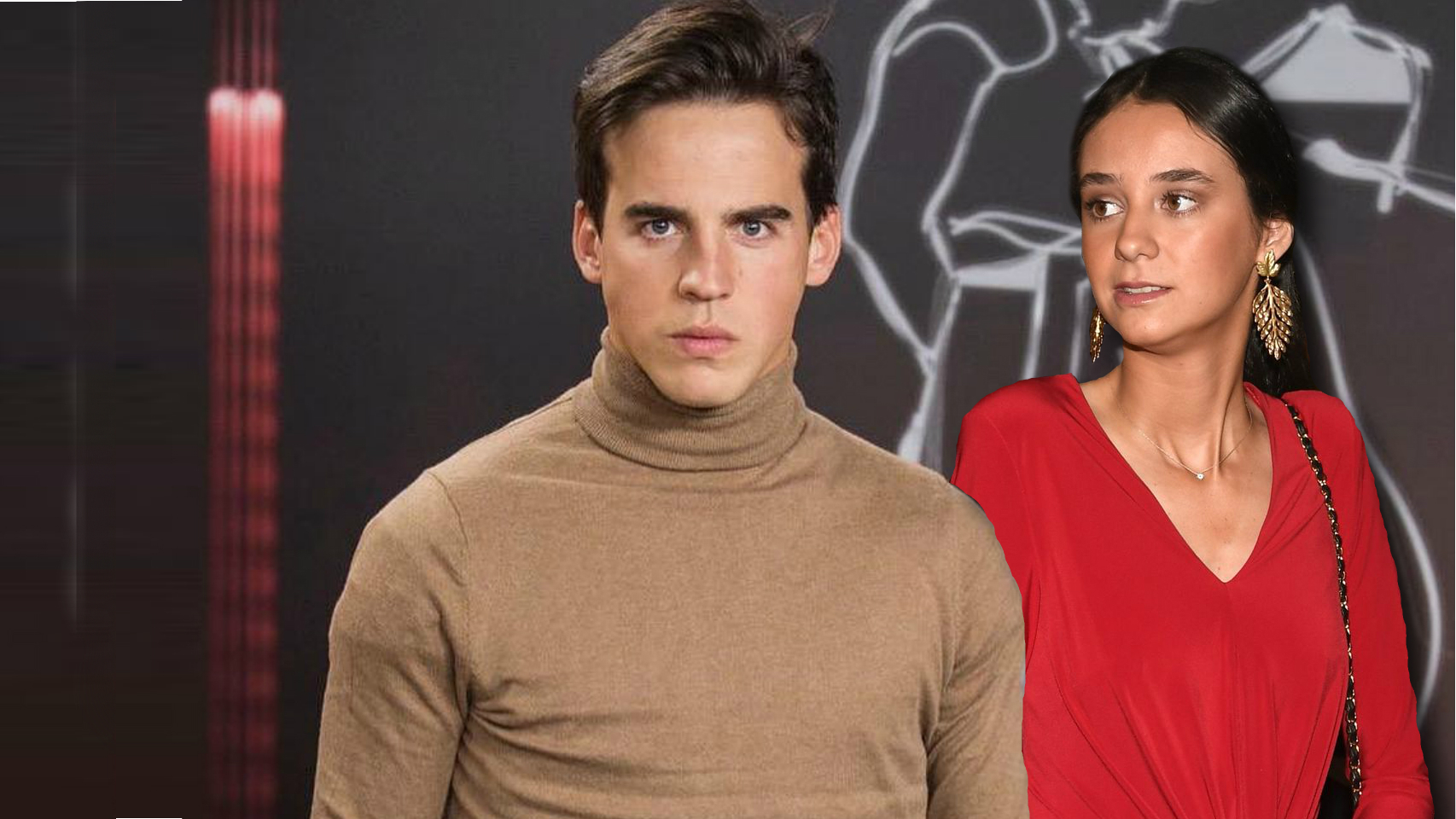 Gonzalo Caballero y Victoria Federica en un montaje de JALEOS.