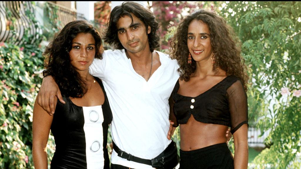 Lolita, Antonio Flores y Rosario Flores en una imagen del año 1990.