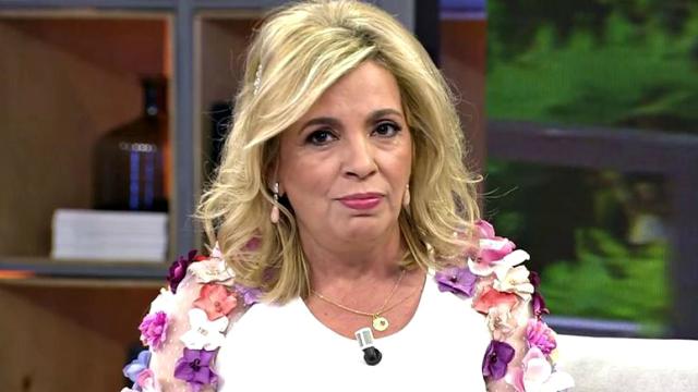 Carmen Borrego en el plató de 'Viva la vida'.