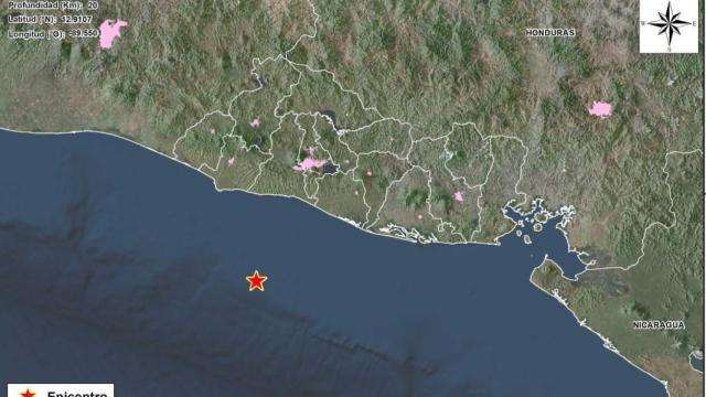 Un sismo de magnitud 6,8 sacude El Salvador sin datos sobre posibles víctimas