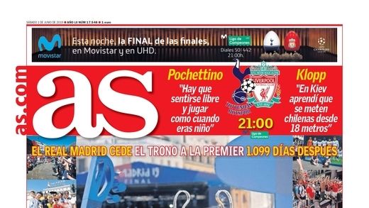 La portada del diario AS (01/06/2019)