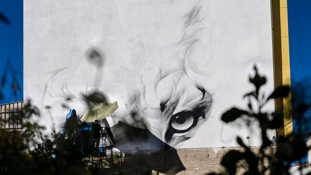 Así avanzan los murales del Rexenera Fest de Carballo