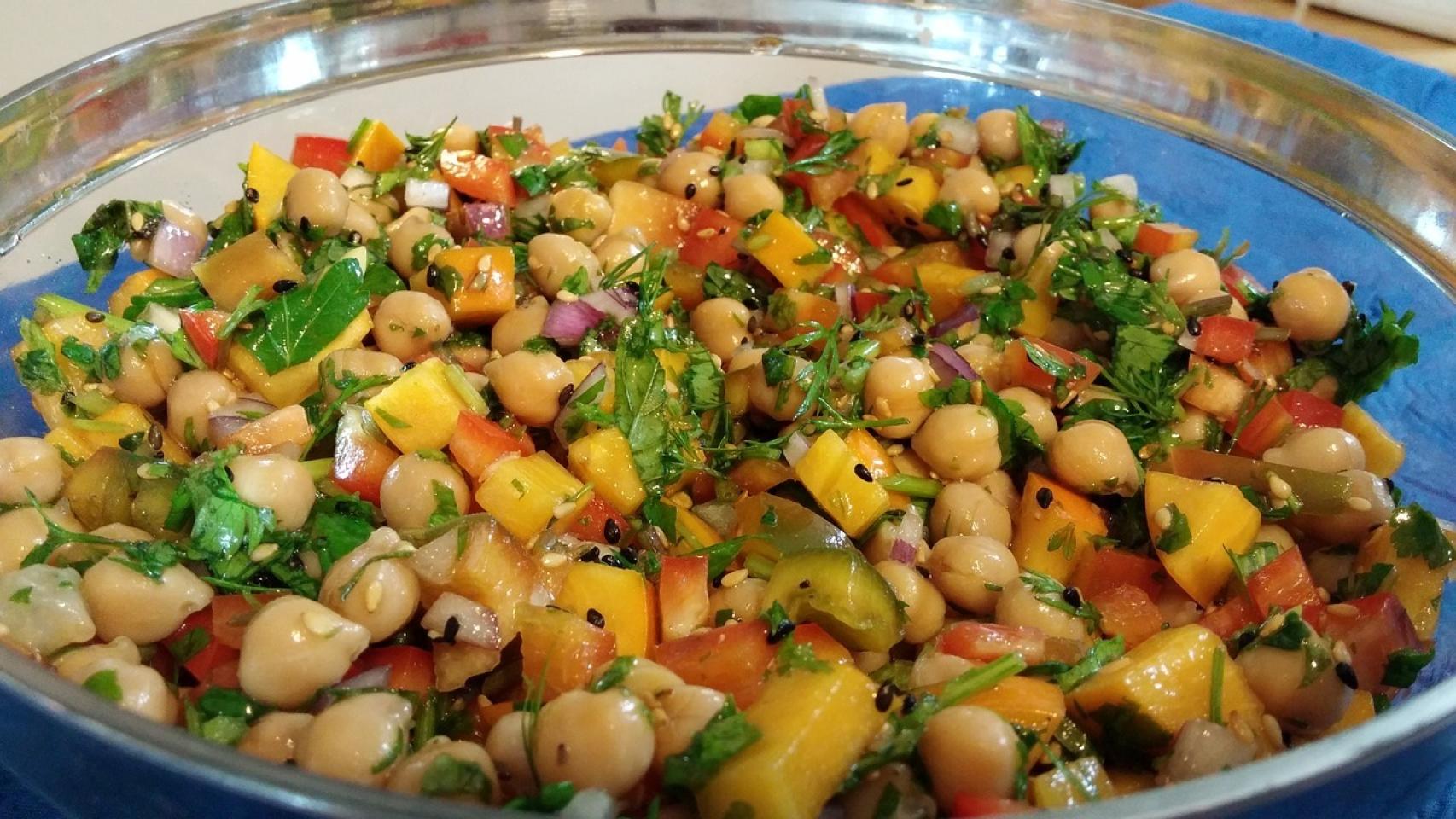 Ensalada de garbanzos