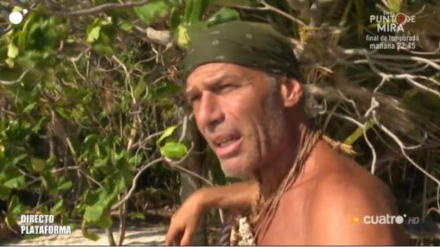 Carlos Lozano durante el programa de Telecinco.