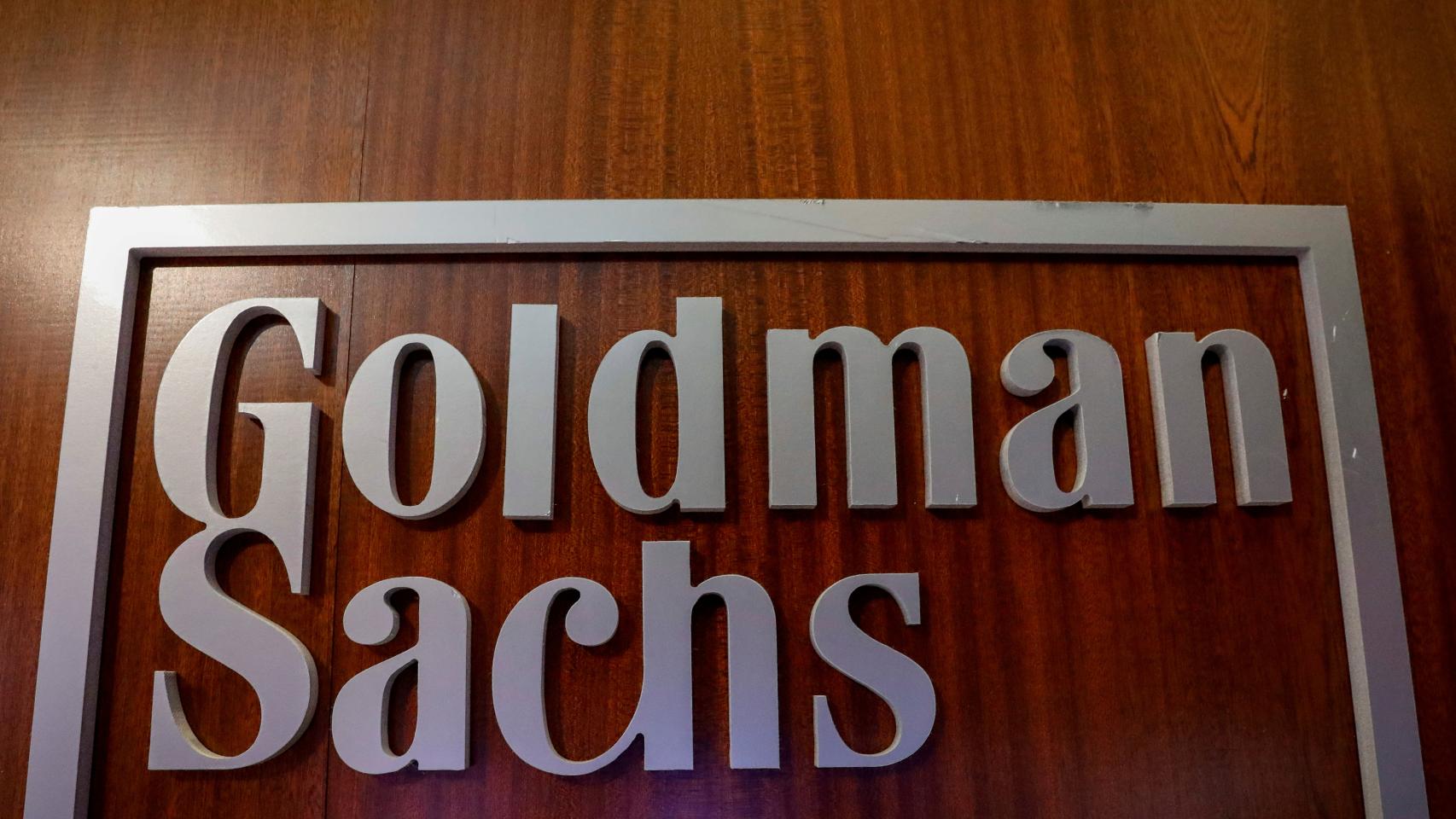 El logo de Goldman Sachs en una imagen de archivo.