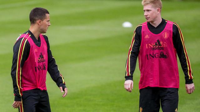 Hazard y De Bruyne