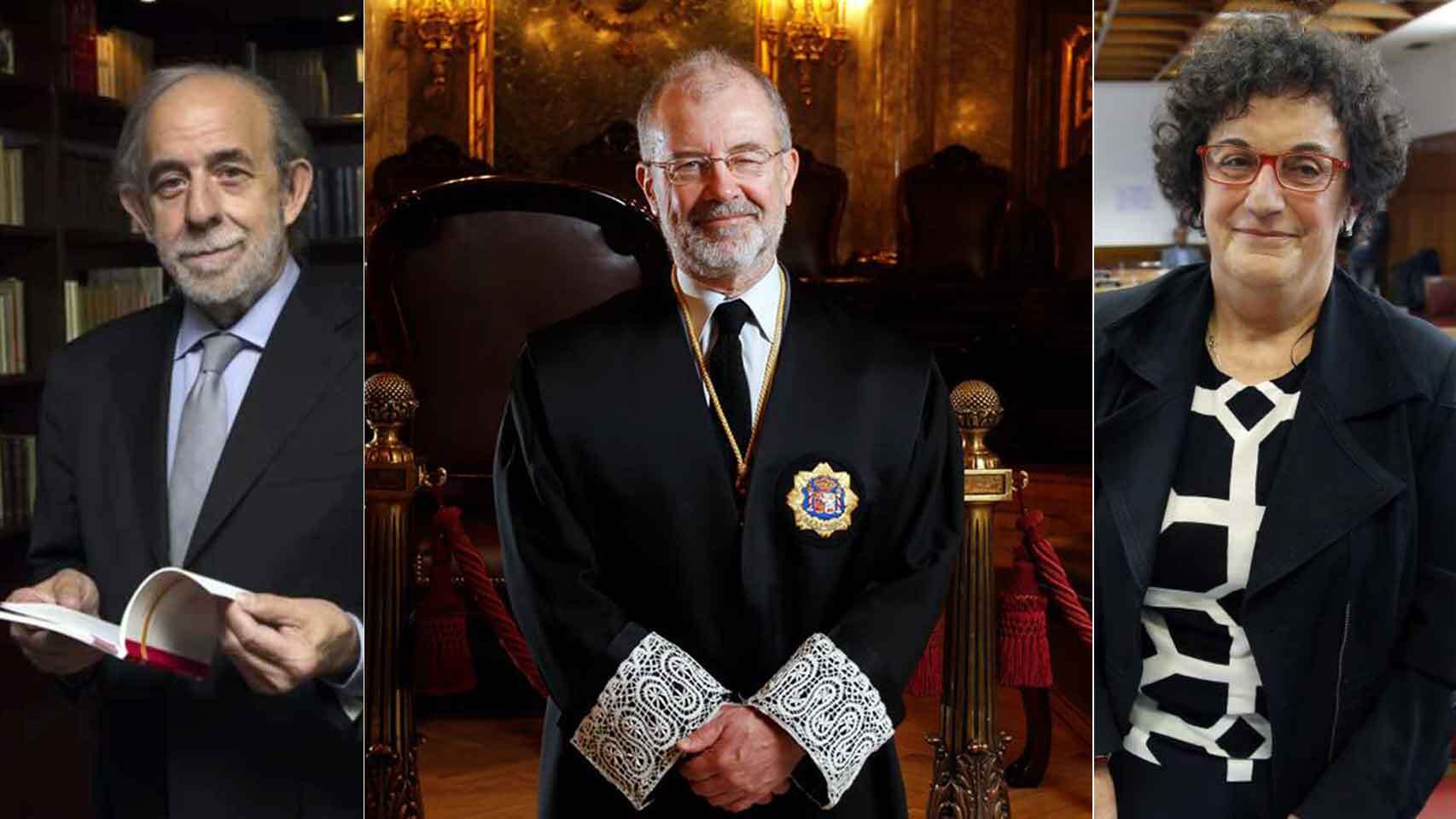 Fernando Valdés, Juan Antonio Xiol y María Luisa Balaguer./