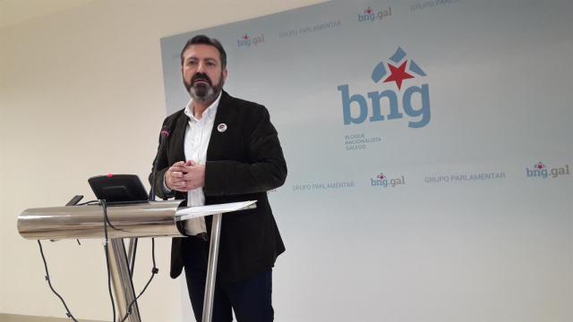 El diputado del BNG Luís Bará.