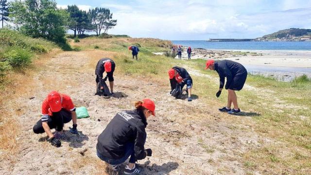 La playa da Ermida en Ponteceso