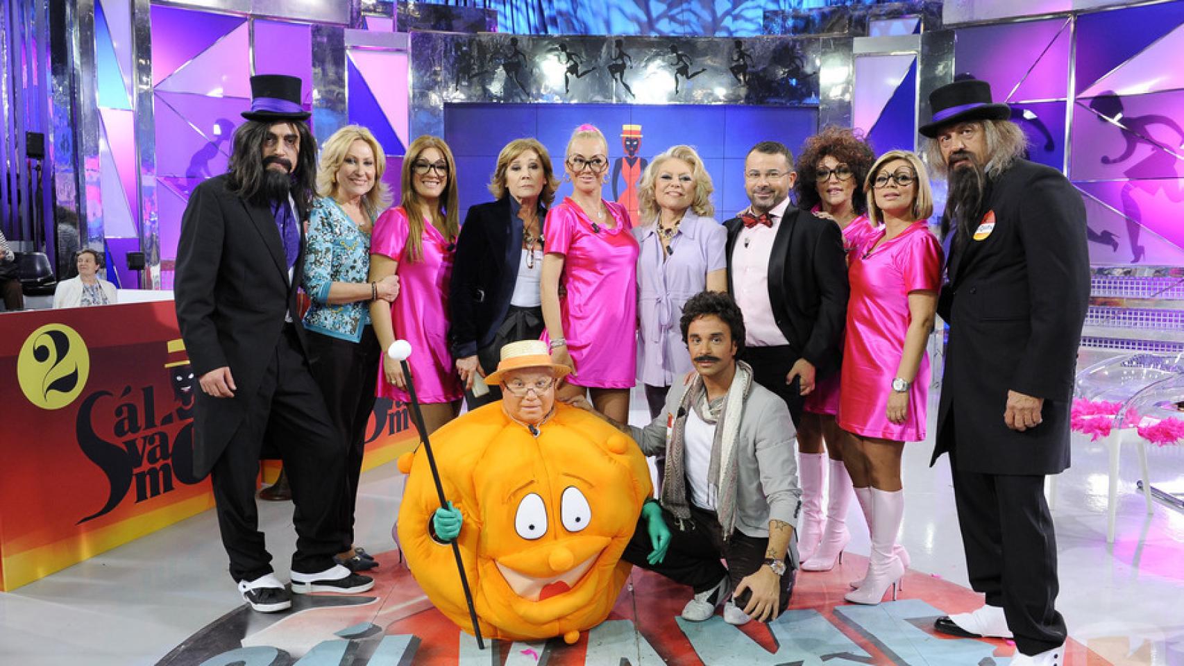 'Sálvame' en la entrega en la que homenajearon al 'Un, dos, tres'.