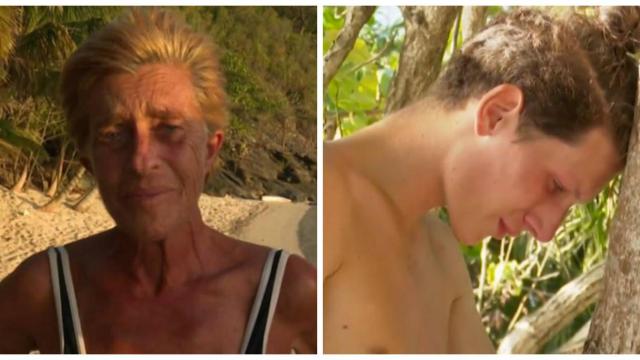 Chelo García Cortés y Oto Vans en' Supervivientes'