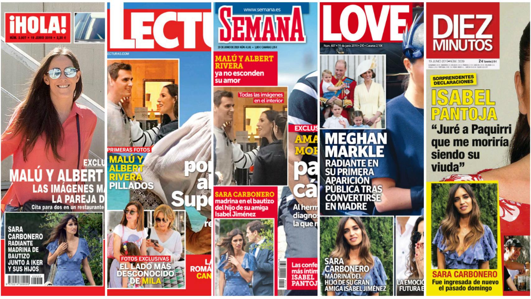 Estas son las revistas que se pueden encontrar este miércoles en los kioscos.