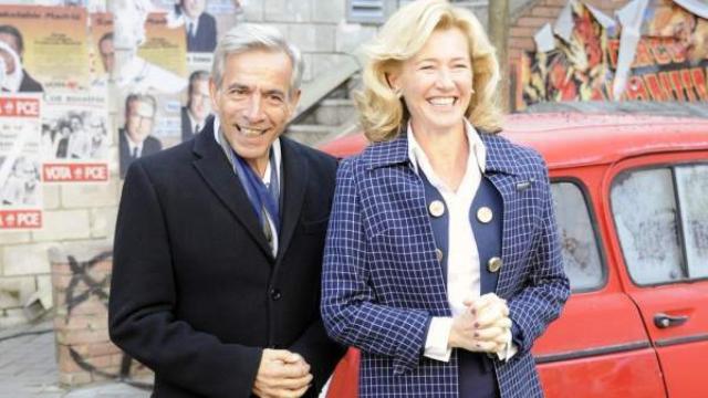 Los actores Imanol Arias y Ana Duato.