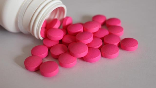 Un bote de pastillas