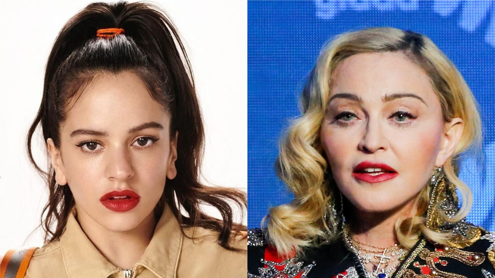 Rosalía y Madonna.