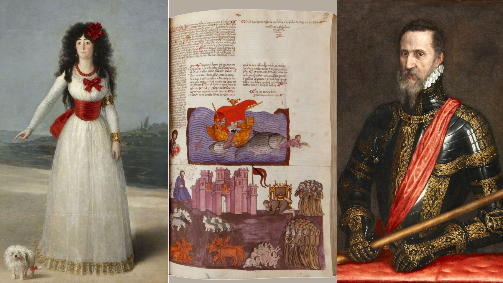 Tres de los tesoros artísticos e históricos en poder de la Casa de Alba.