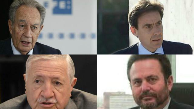 Juan Miguel Villar Mir, Javier López Madrid, José Andrés de Oteyza y Paulino Hernandez.